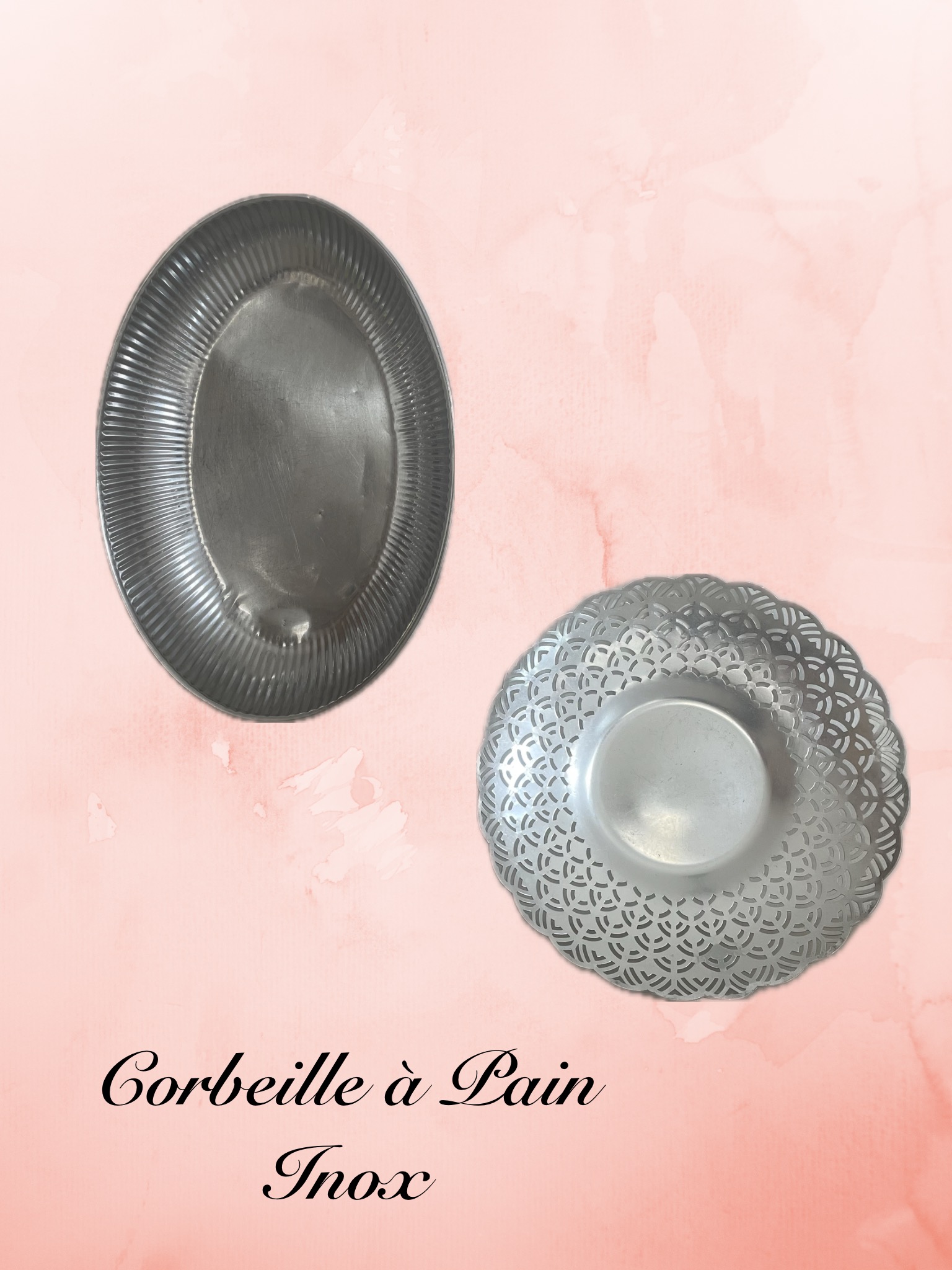 Corbeille à pain en Inox Corbeille à pain inox / l’unité