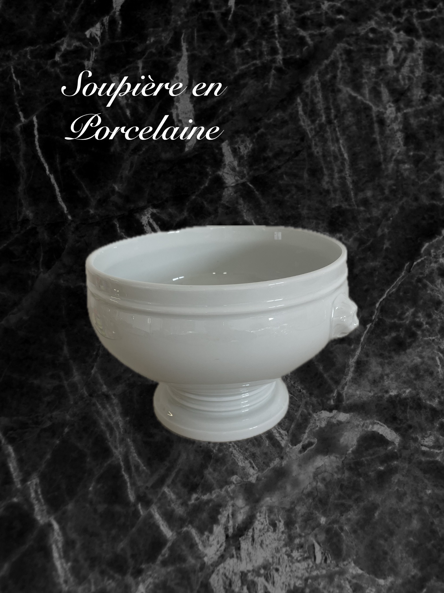 Soupière en Porcelaine Soupière porcelaine