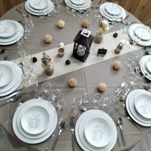 Table ronde ø1,75 /10 personnes