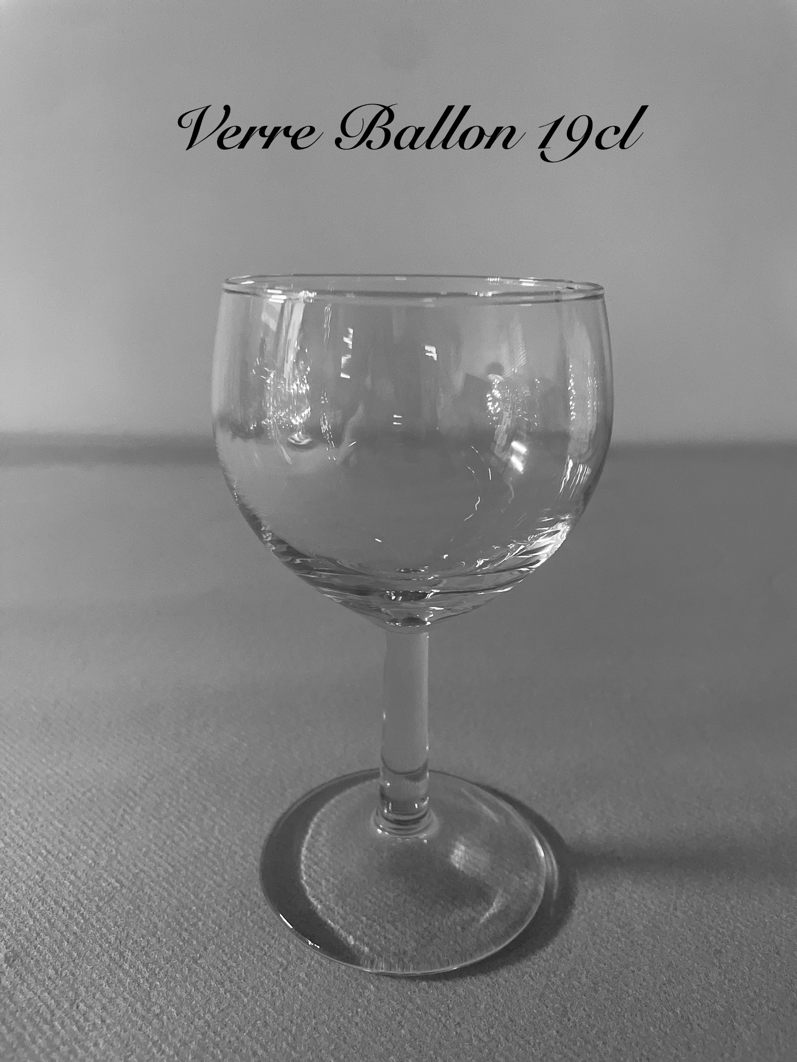Verre Ballon 19cl Verre à pied Ballon /19cl / la 12e