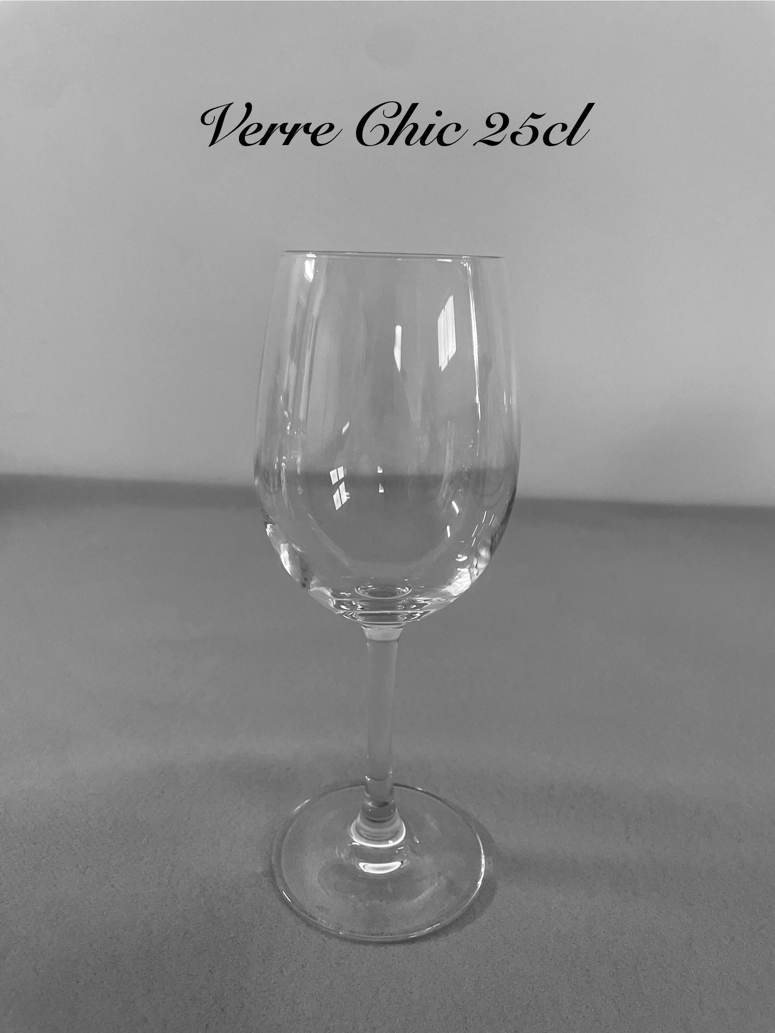 Verre Chic 25cl Verre à pied Chic / 25cl / la 12e